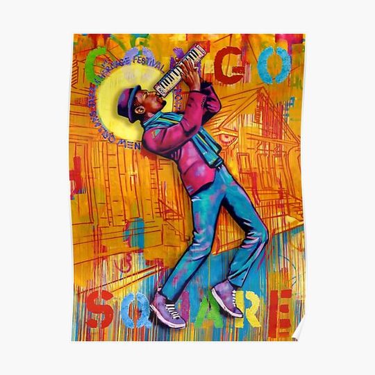 Discover new orleans jazzfest 2017 Premium Matte Vertical Poster