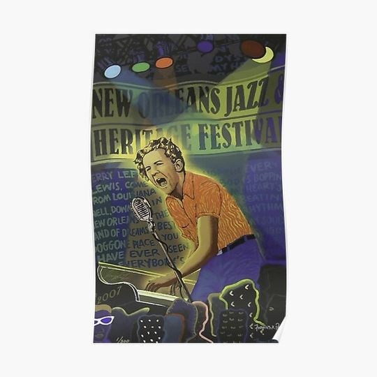 Discover New Jazz 2007 Premium Matte Vertical Poster