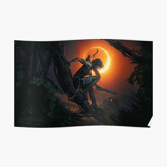 Discover Shadow of the Tomb Raider. Premium Matte Vertical Poster