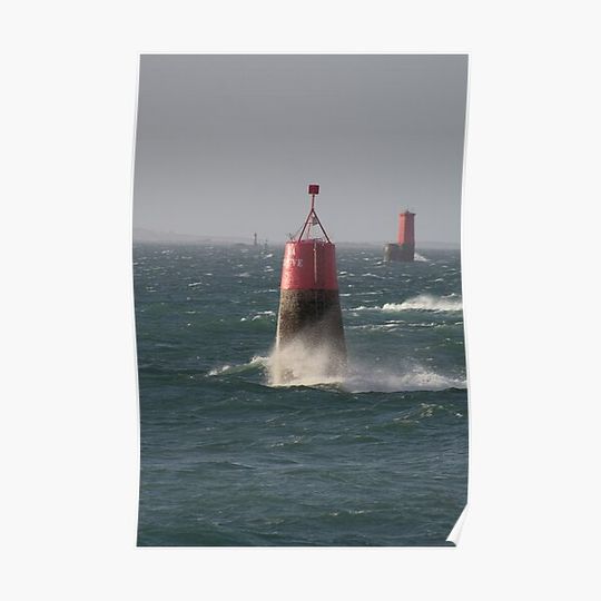 Discover La Louve, port beacon at the premium conquet matte vertical postter