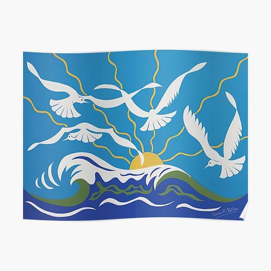 Discover Henri Matisse - White Bird Premium Matte Vertical Poster