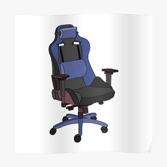 Discover Gaming Chair Premium Matte Vertical Poster