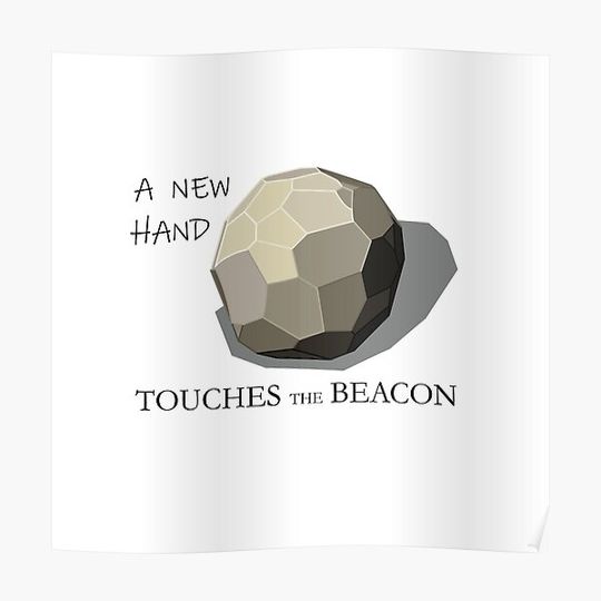 Discover A New Hand Touches the Beacon Premium Matte Vertical Poster