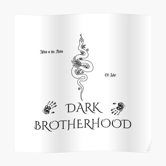 Discover Dark Brotherhood - Inspired by TES - High Fantasy Premium Matte Vertical Poster