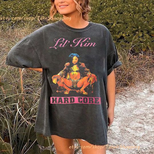 Discover Lil Kim Hard Core Tour Vintage T Shirt,
