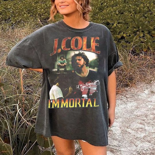 Discover Vintage J Cole Immortal For Your Eyez Only Tour Tee Shirt
