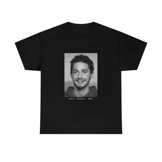 Discover Shia LaBeouf, 2007 Mugshot Tee