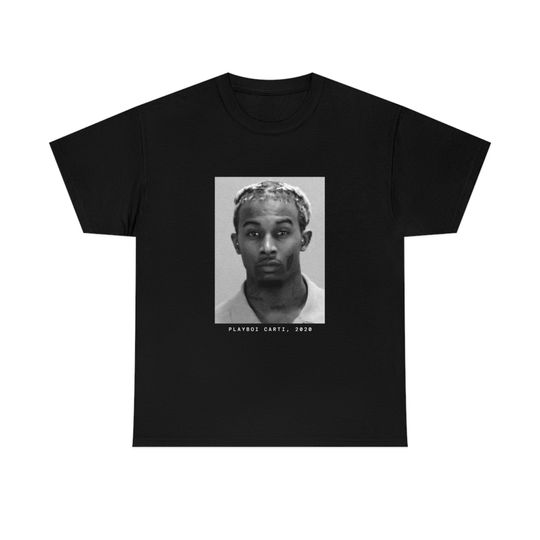 Discover Playboi Carti, 2020 Rapper Mugshot Tee