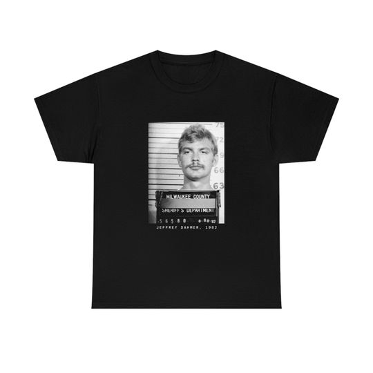 Discover Jeffrey Dahmer, 1982 Serial Killer Mugshot Tee