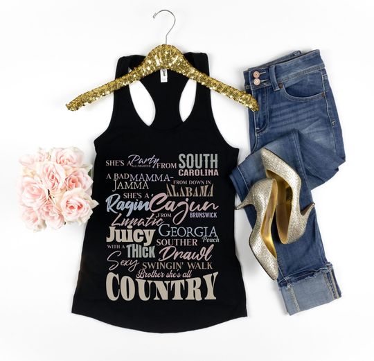 Discover Jason Aldean She's Country Concert Tank | Vintage Jason Aldean Song Lyrics Fan