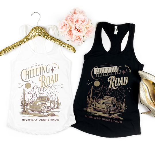 Discover Jason Aldean Chillin on a Dirt Road Vintage Country Concert Tank