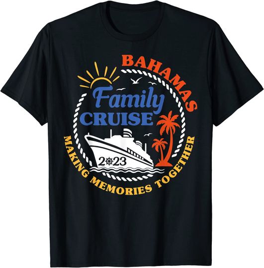 Discover Family Cruise The Bahamas 2023 Summer Matching Vacation T-Shirt