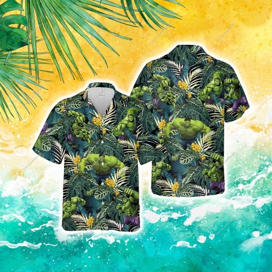 Discover Hulk Hawaiian Shirt, The Incredible Hulk Summer Button Up