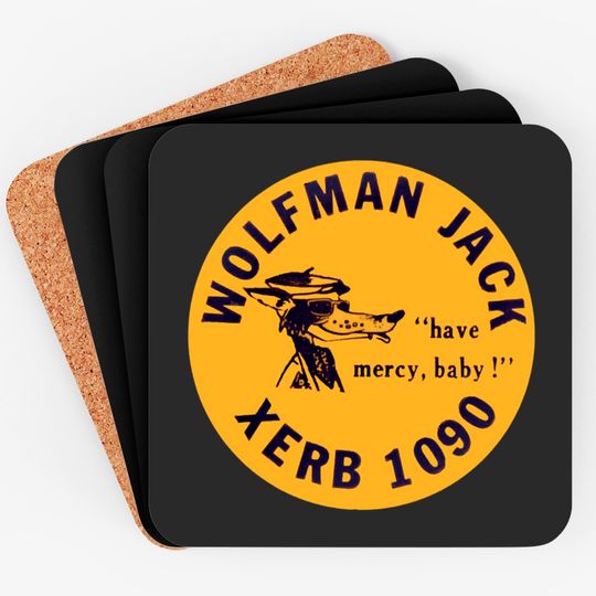 Discover XERB Radio Wolfman Jack Coasters