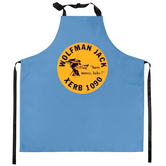 Discover XERB Radio Wolfman Jack Kitchen Aprons