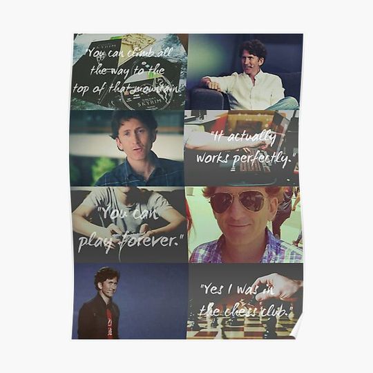 Discover Todd Howard Sweet Lies Aesthetic Premium Matte Vertical Poster