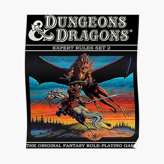 Discover Dungeons And Dragons Premium Matte Vertical Poster