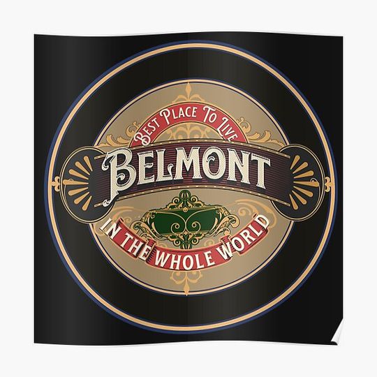 Discover Belmont Shout-Out Premium Matte Vertical Poster