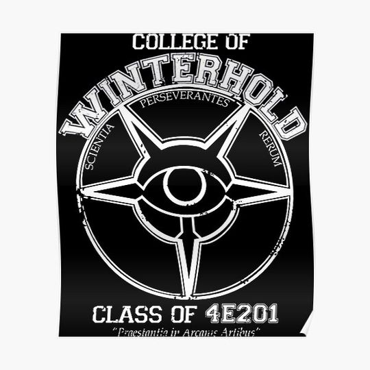 Discover Winterhold college graduate Premium Matte Vertical Poster