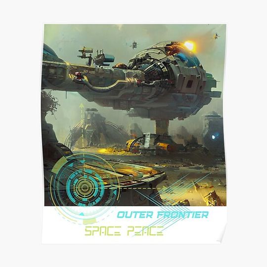 Discover Space Art, Sci-fi, Game Art, Gamer Zone Premium Matte Vertical Posters