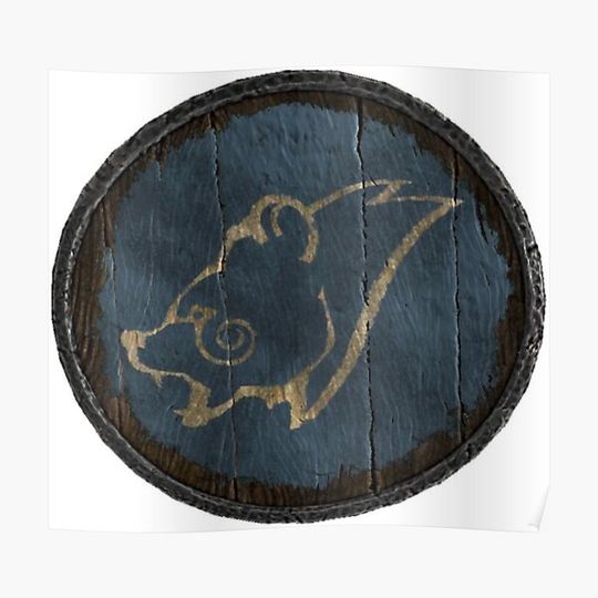 Discover Stormcloak / Windhelm Crest Premium Matte Vertical Poster