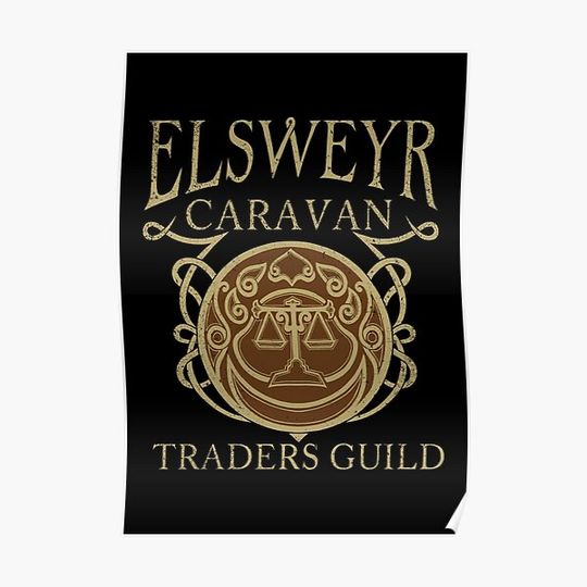 Discover Elsweyr Traders Guild Premium Matte Vertical Poster
