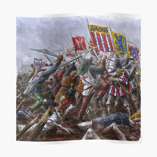 Discover Agincourt 1415 Premium Matte Vertical Poster
