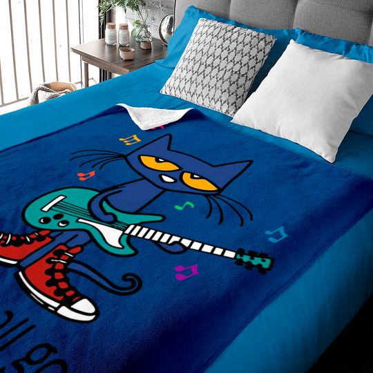 Discover Pete The Cat The singer It's All Good Classic Baby Blankets, Groovy Baby Blankets