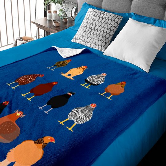 Discover Chicken Baby Blankets Gift For Chicken Lover, Farm Life Baby Blankets