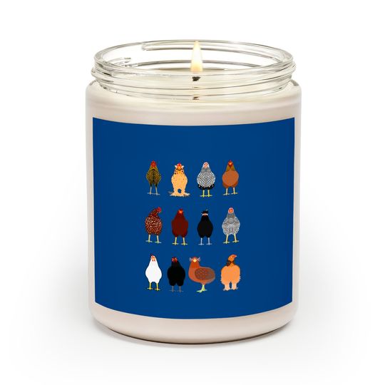 Discover Chicken Scented Candles Gift For Chicken Lover, Farm Life Scented Candles