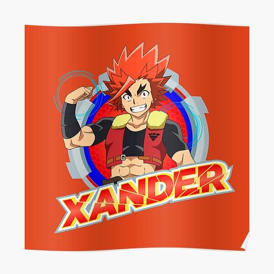 Discover Xander Beyblade Burst HD Premium Matte Vertical Poster