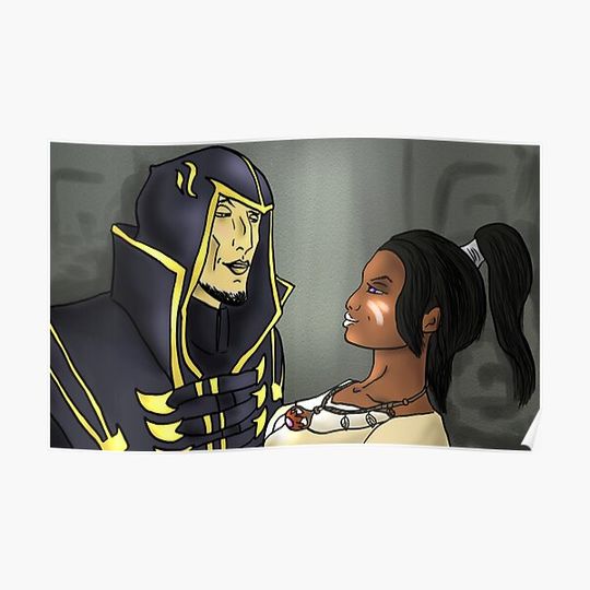 Discover Ondolemar and Dragonborn. Premium Matte Vertical Poster