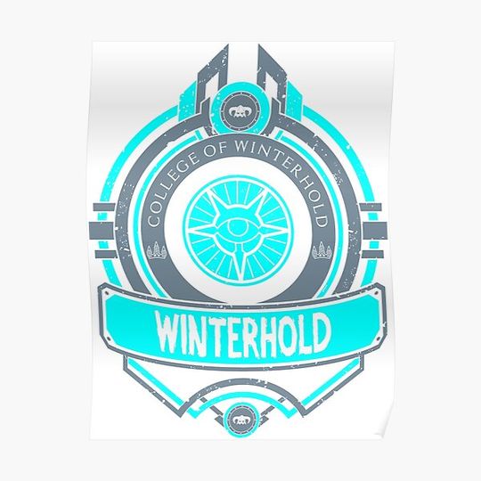 Discover COLLEGE OF WINTERHOLD - WINTERHOLD Premium Matte Vertical Poster