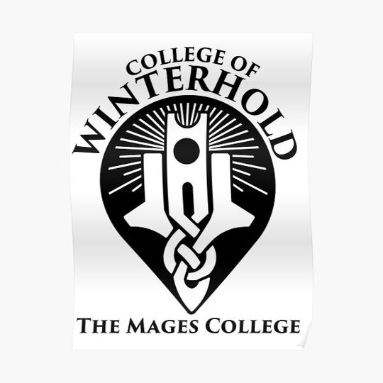 Discover College of Winterhold - The Mages College Premium Matte Vertical Poster