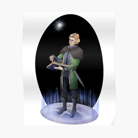 Discover Lonely Worlds - Lucien Flavius Premium Matte Vertical Poster