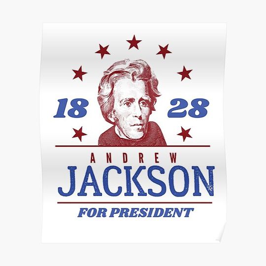 Discover Andrew Jackson for President 1800 Campaign Premium Matte Vertical Poster