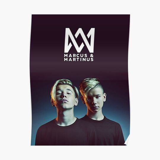 Discover Marcus Martinus logo Premium Matte Vertical Poster