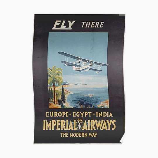 Discover Imperial Airways Premium Matte Vertical Poster
