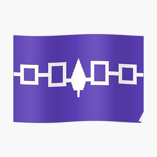 Discover Hiawatha Belt - Iroquois Premium Matte Vertical Poster