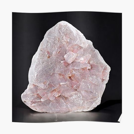 Discover Rose Quartz Luxury Premium Matte Vertical Poster