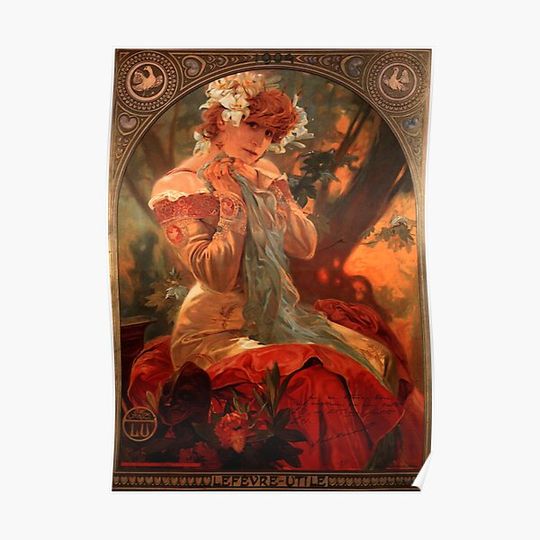 Discover Lefevre Utile_Alphonse Mucha (1860-1939) Premium Matte Vertical Poster
