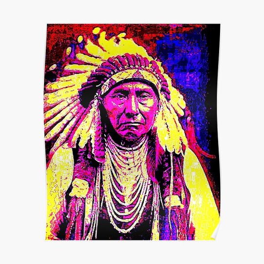 Discover Chief Joseph The Nez Perce Premium Matte Vertical Poster