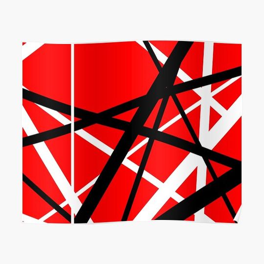 Discover love red black trending Premium Matte Vertical Poster