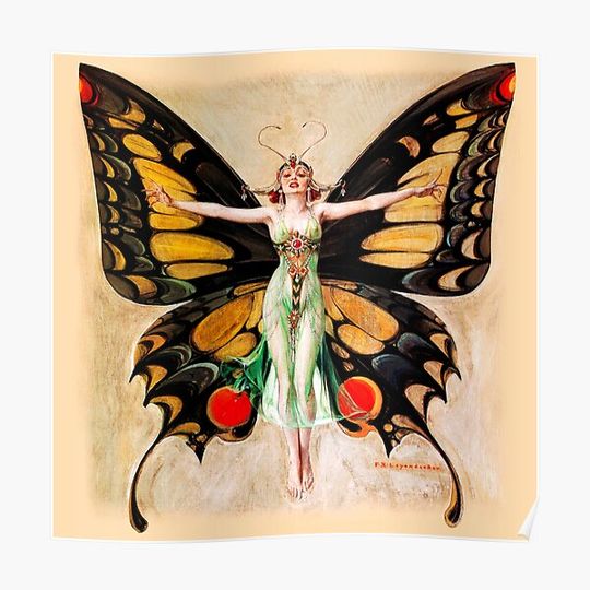 Discover The Flapper, 1922 by Joseph Christian Leyendecker Premium Matte Vertical Poster
