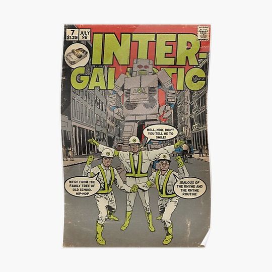 Discover Hello Nasty Intergalactic Song Poster