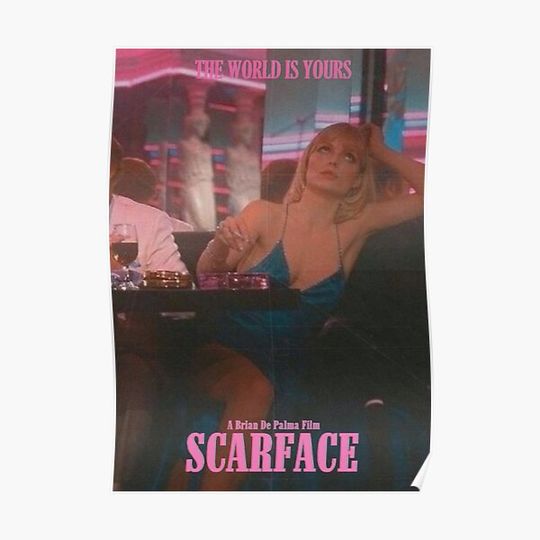 Discover Scarface 1983 Vintage Premium Matte Vertical Poster