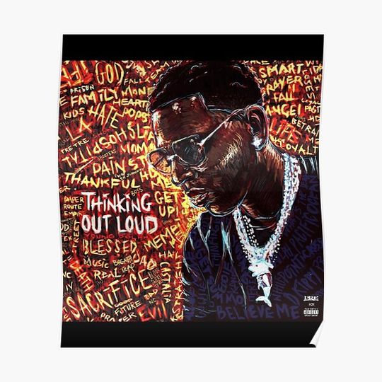 Discover Thinking Out Loud - Young dolph Premium Matte Vertical Poster
