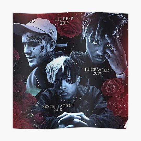 Discover Xxxtentations And Friends Style Poster Premium Matte Vertical Poster