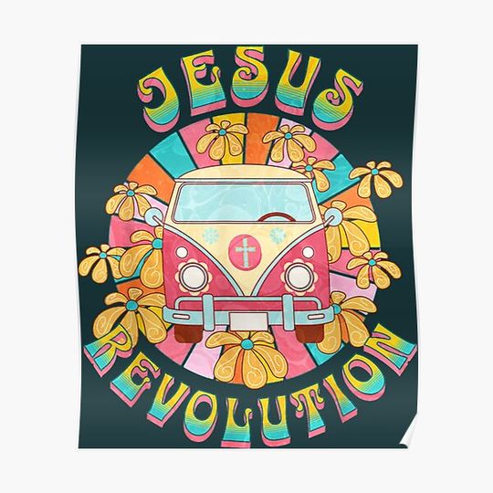 Discover Jesus Revolution One Way Premium Matte Vertical Poster
