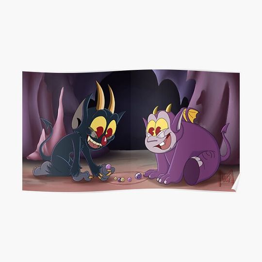 Discover Little Hell Trio Devil and Hench Premium Matte Vertical Poster